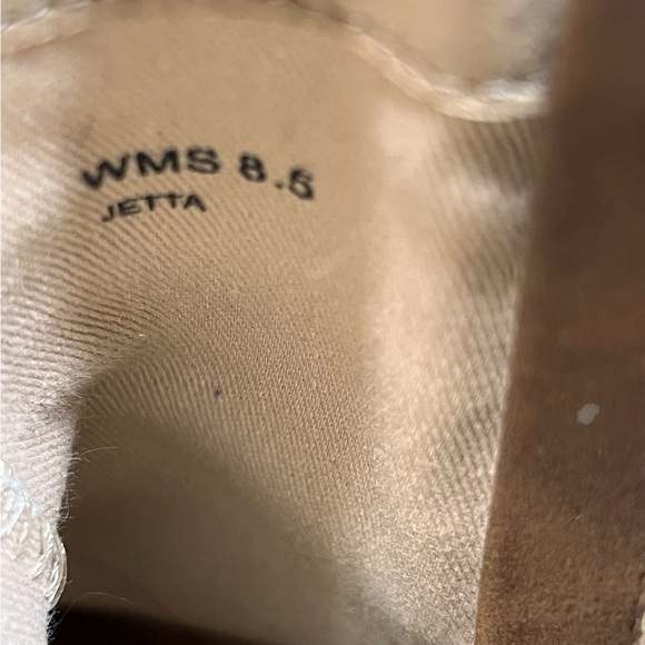 DV by Dolce Vita Jetta Brown Chunky Heel Ankle Boots with Side Zip Women’s 8.5 - Picture 9 of 16